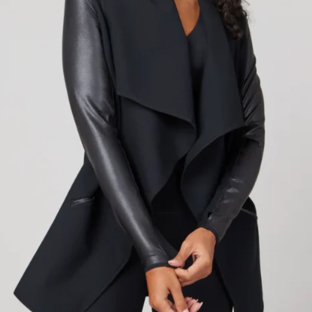 Spanx faux leather jacket L/XL